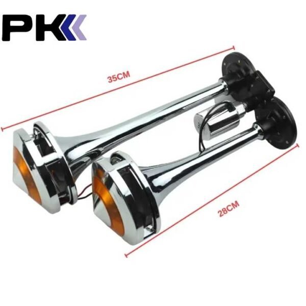 Professional Auto Parts Melody Six Trumpet Air Horn for Cars Trucks Buses Boats - Image 6